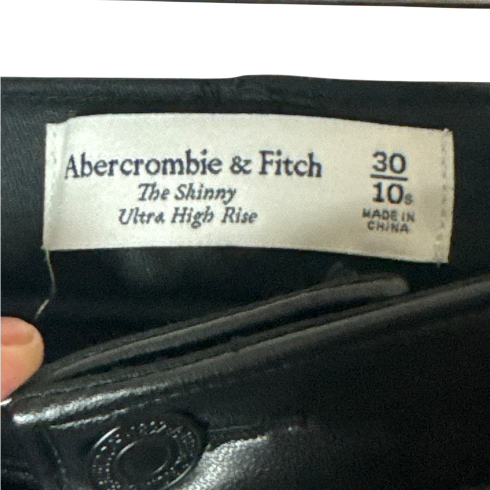 Abercrombie & Fitch Black High Rise Pants 30/10s - Picture 3 of 6